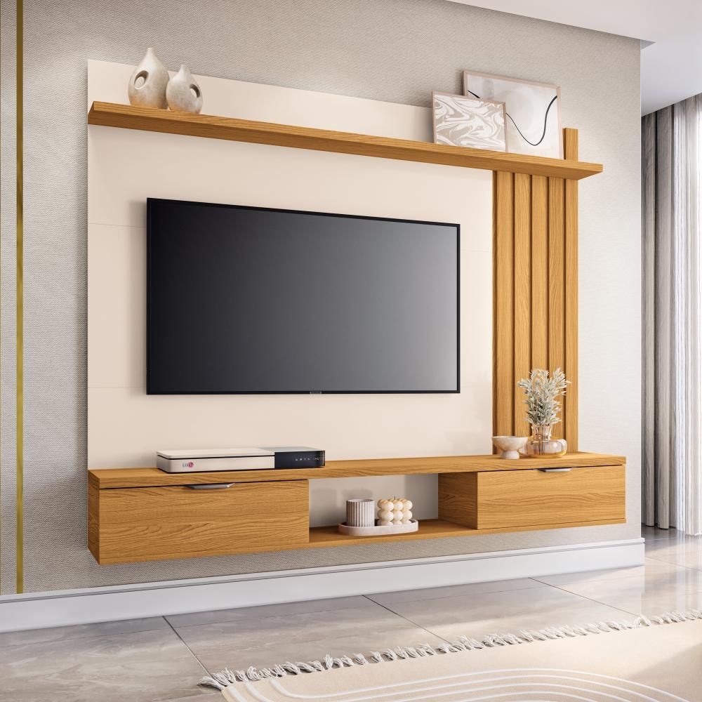 Painel Suspenso Lets 1.6 TV 55" Polegadas  - Hb Móveis